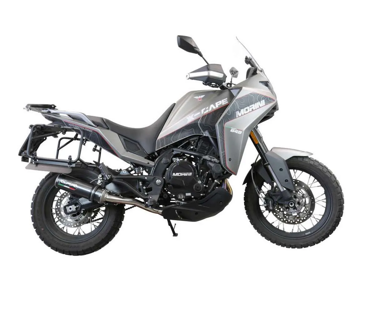 Scarico Semi-completo Gpr M3 Poppy Omologato Inox 304 Satinato Per Moto Morini X-cape 650 2021 > 2024-MO.6.CAT.M3.PP-387573