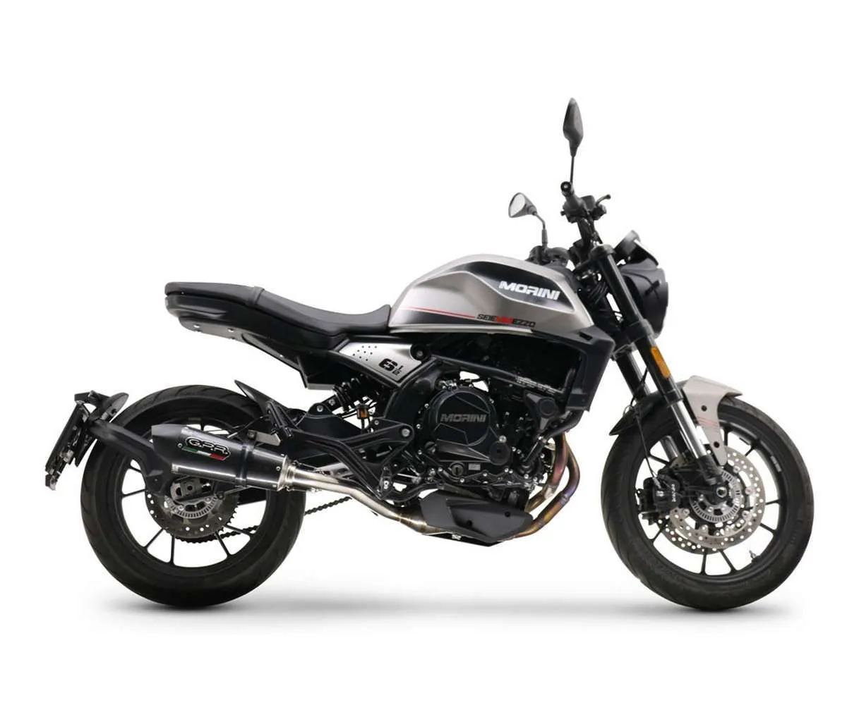 Scarico Semi-completo Gpr Gp Evo4 Poppy Omologato Carbonio Look Lucido Per Moto Morini Seiemezzo Str 2022 > 2024-MO.7.CAT.GPAN.PO-387560