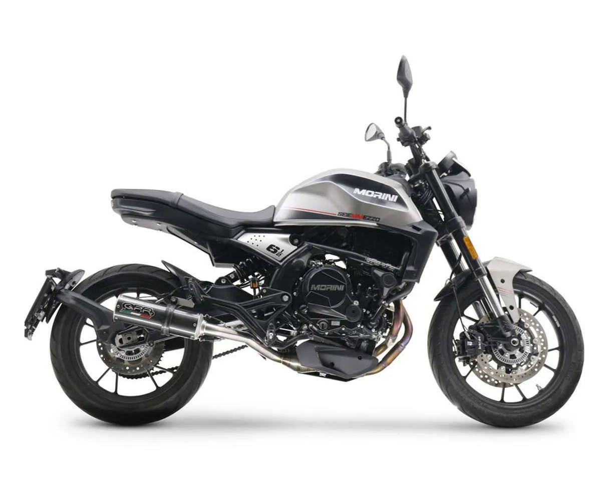 Scarico Semi-completo Gpr M3 Poppy Omologato Inox 304 Satinato Per Moto Morini Seiemezzo Str 2022 > 2024-MO.7.CAT.M3.PP-387563