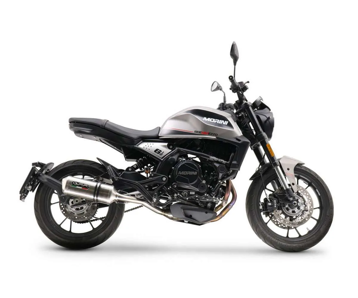Scarico Semi-completo Gpr Satinox Omologato Inox 304 Satinato Per Moto Morini Seiemezzo Str 2022 > 2024-MO.T.CAT.SAT-387564