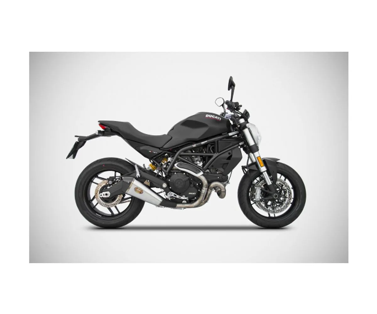 Impianto Di Scarico Zard Zdu787s10ssr Inox R Ducati Monster 797 2017 > 2019-ZDU787S10SSR-247804