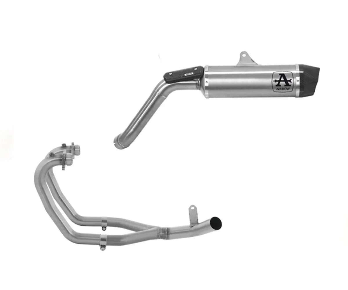Scarico Completo Arrow Indy Race Alluminio Moto Guzzi V85 Tt 2021 > 2024-72632AK--71756MI-290157