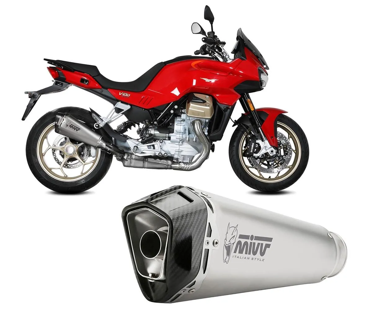 Terminale Di Scarico Mivv Delta Race Acciaio Inox Moto Guzzi V100 Mandello 2022 > 2024-M.015.LDRX-382957