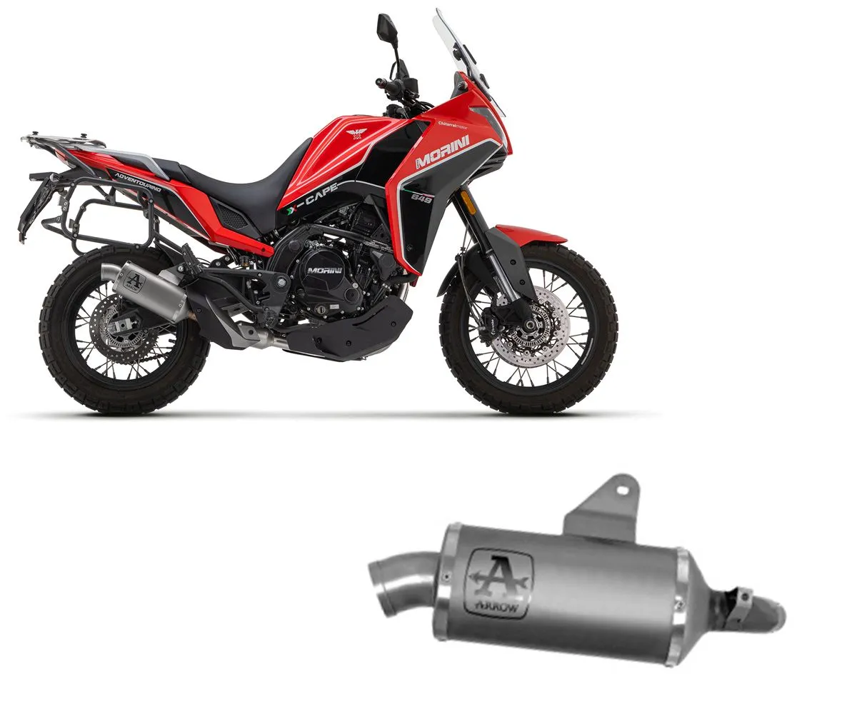 Terminale Indy-race Arrow Titanio Per Moto Morini X Cape 650 2022 > 2024-72640PO-300913