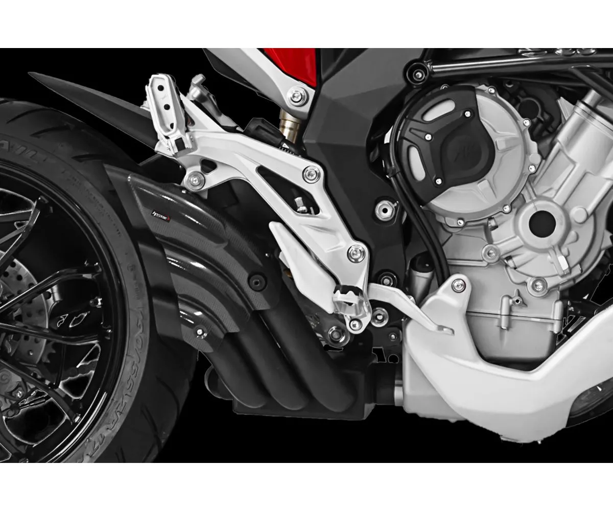 Terminale Di Scarico Hp Corse Hydrotre Black Cover Carb Mv Agusta Turismo Veloce 2014 > 2019-MV3HY1008/9BCG-A-300599