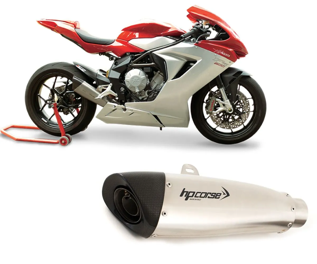 Terminale Di Scarico Hp Corse Evoxtreme 310 Satin Per Mv Agusta F3 2013 > 2019-MVEVO3103LS-AB-300596