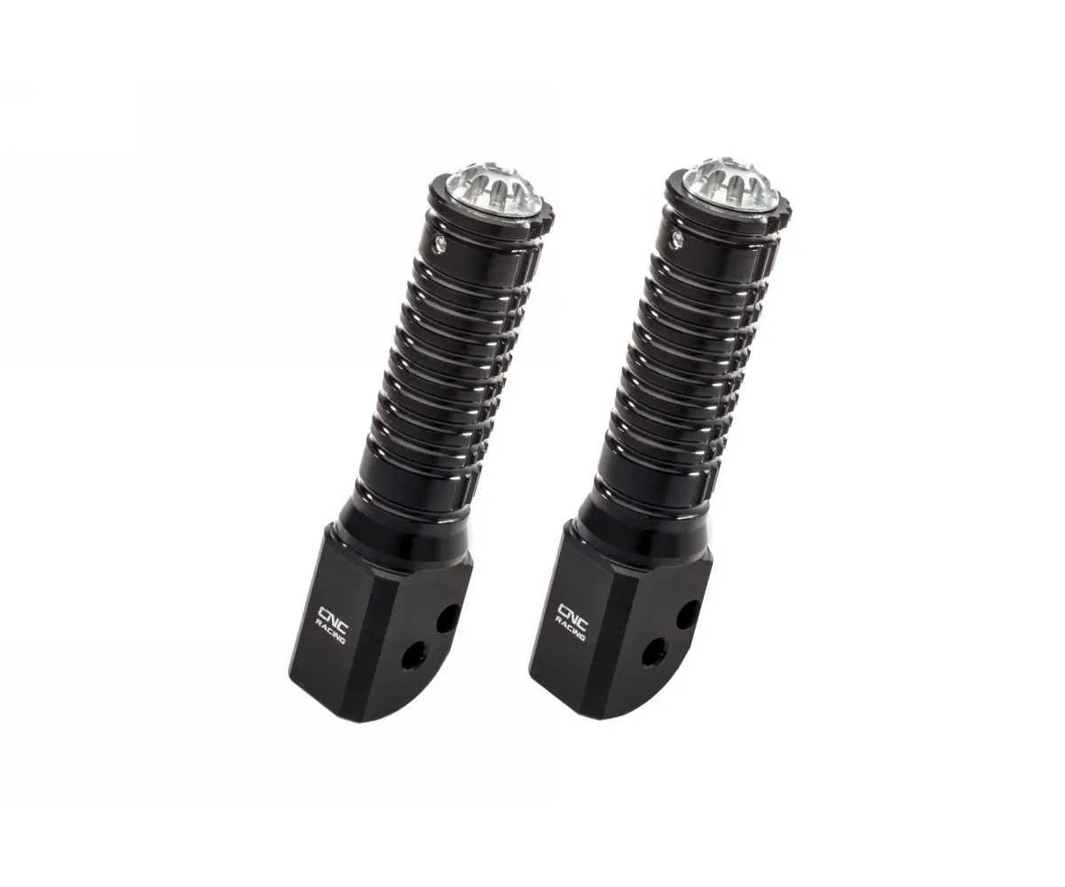 Poggiapiedi Passeggero Per Pedane Originali Cnc Racing Ducati Hypermotard 796 2010 > 2012-PC122B-349397