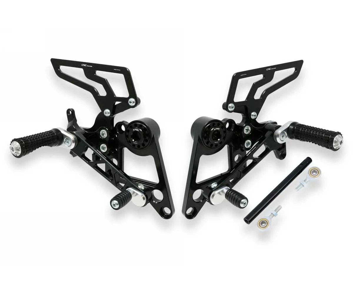 Pedane Regolabili Cnc Racing Ducati Hypermotard 1100 2007 > 2009-PE160B-357057