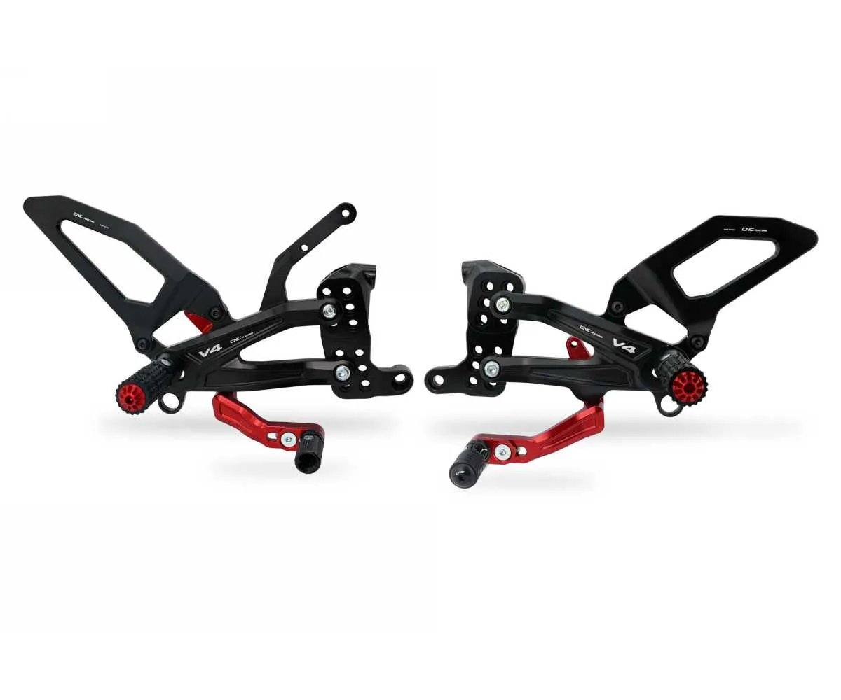 Pedane Regolabili Cnc Racing Ducati Streetfighter V4 Sp 2022 > 2024-PE409B-335422