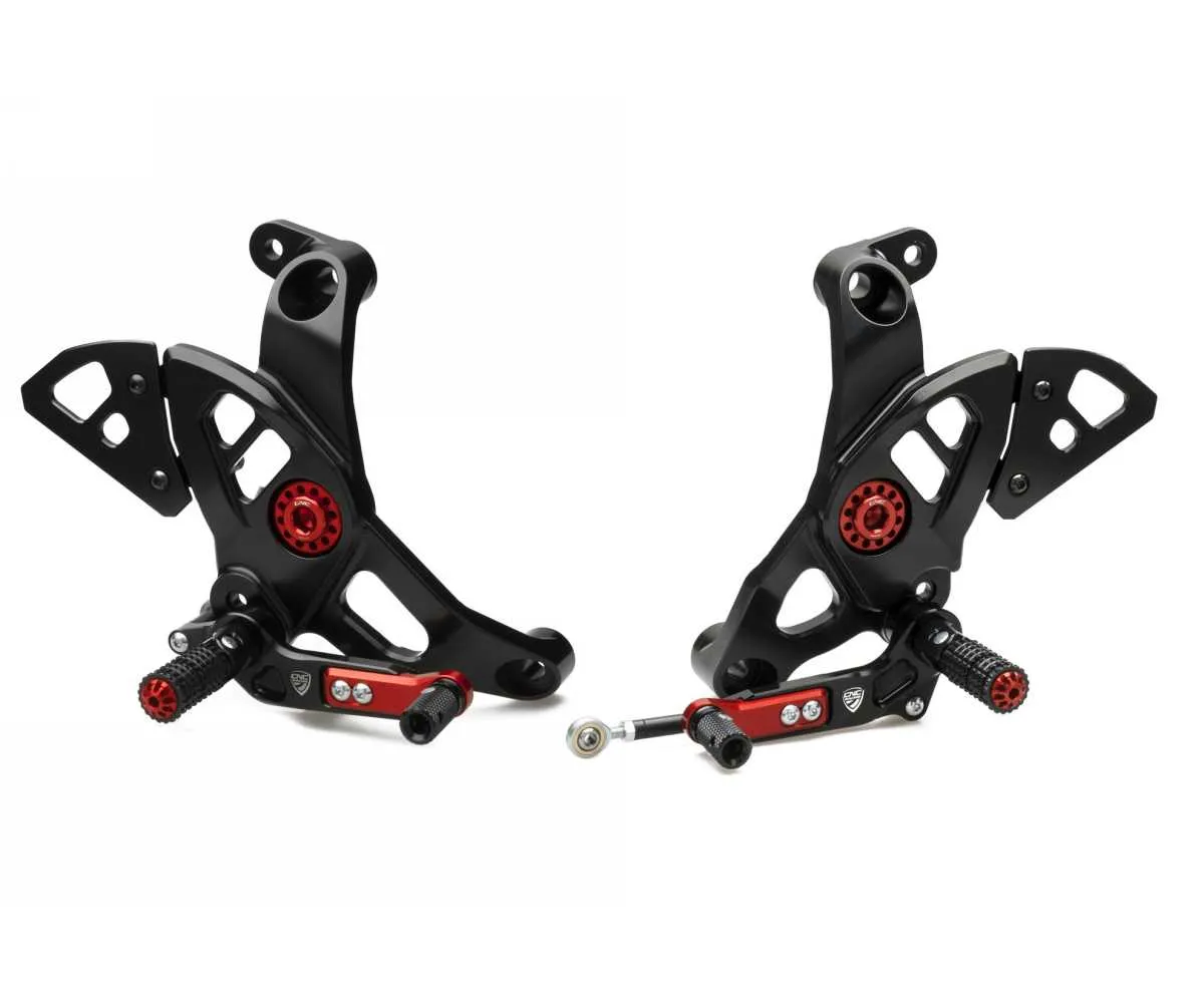 Pedane Regolabili Cnc Racing Nero Ducati Monster 1200 R 2016 > 2019-PE444B-375351