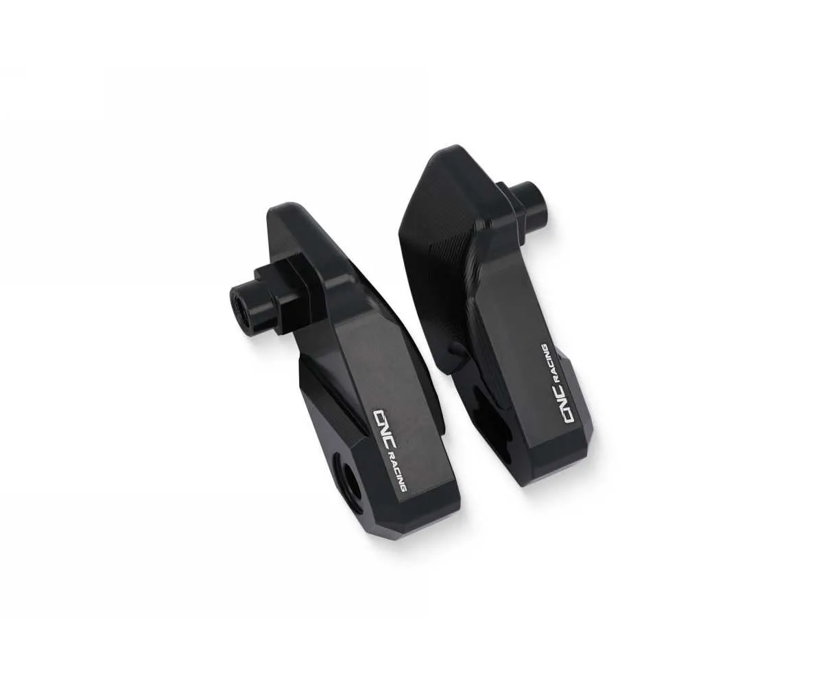 Kit Rialzi 30 Mm Per Poggiapiedi Pilota Cnc Racing Nero Ducati Hypermotard 950 2019 > 2022-PEA51B-366434