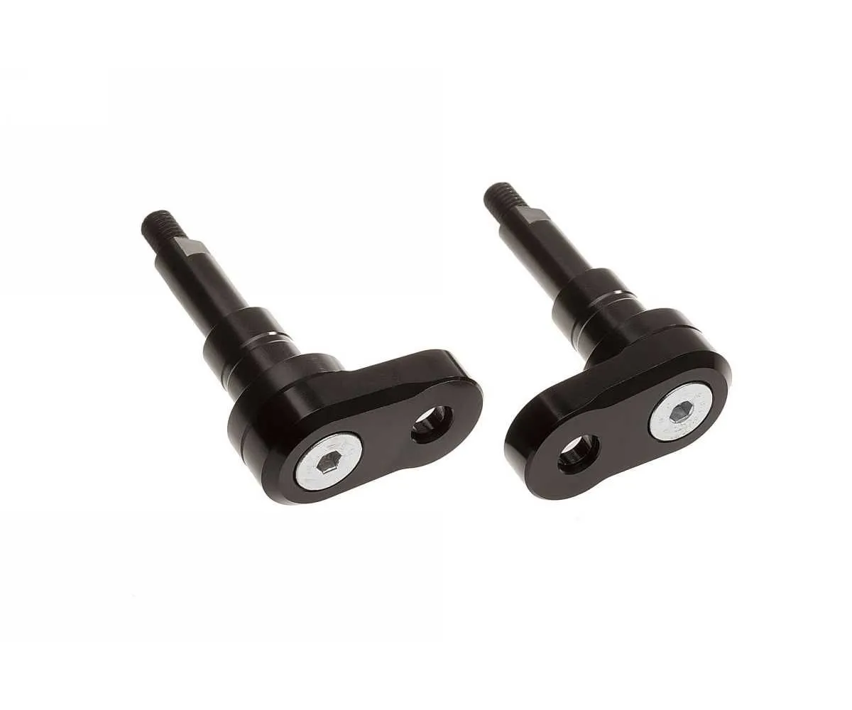 Kit Supporto Poggiapiedi Regolabile Ad Eccentrico 24 Posizioni Cnc Racing Nero Ducati Monster 797 2017 > 2020-PER01B-376328