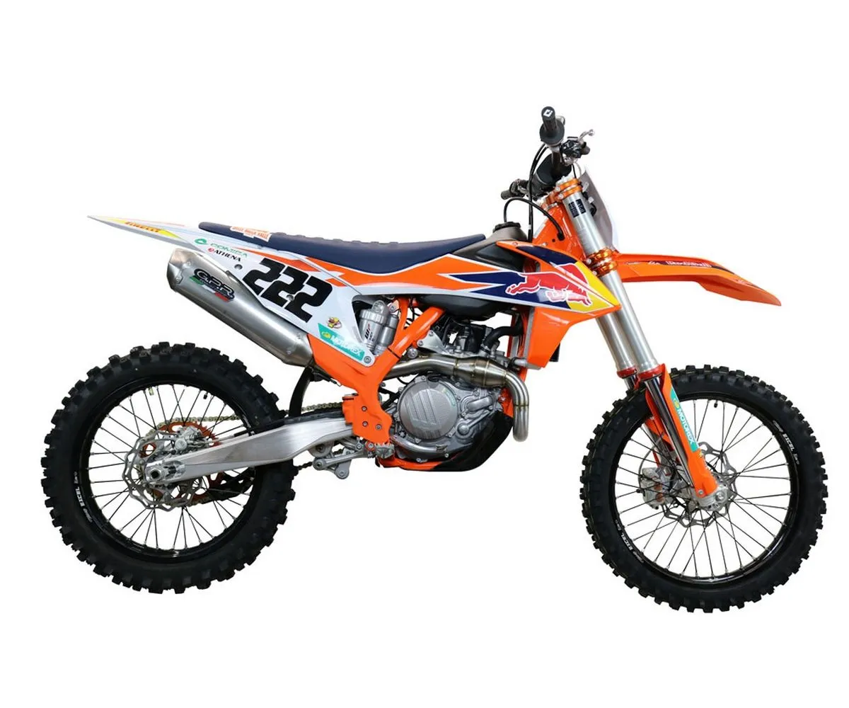Scarico Completo Gpr Pentacross Inox Racing Acciaio Inox Per Gas Gas Mc F 450 2021 > 2022-PNT.MX.28.IO-291120