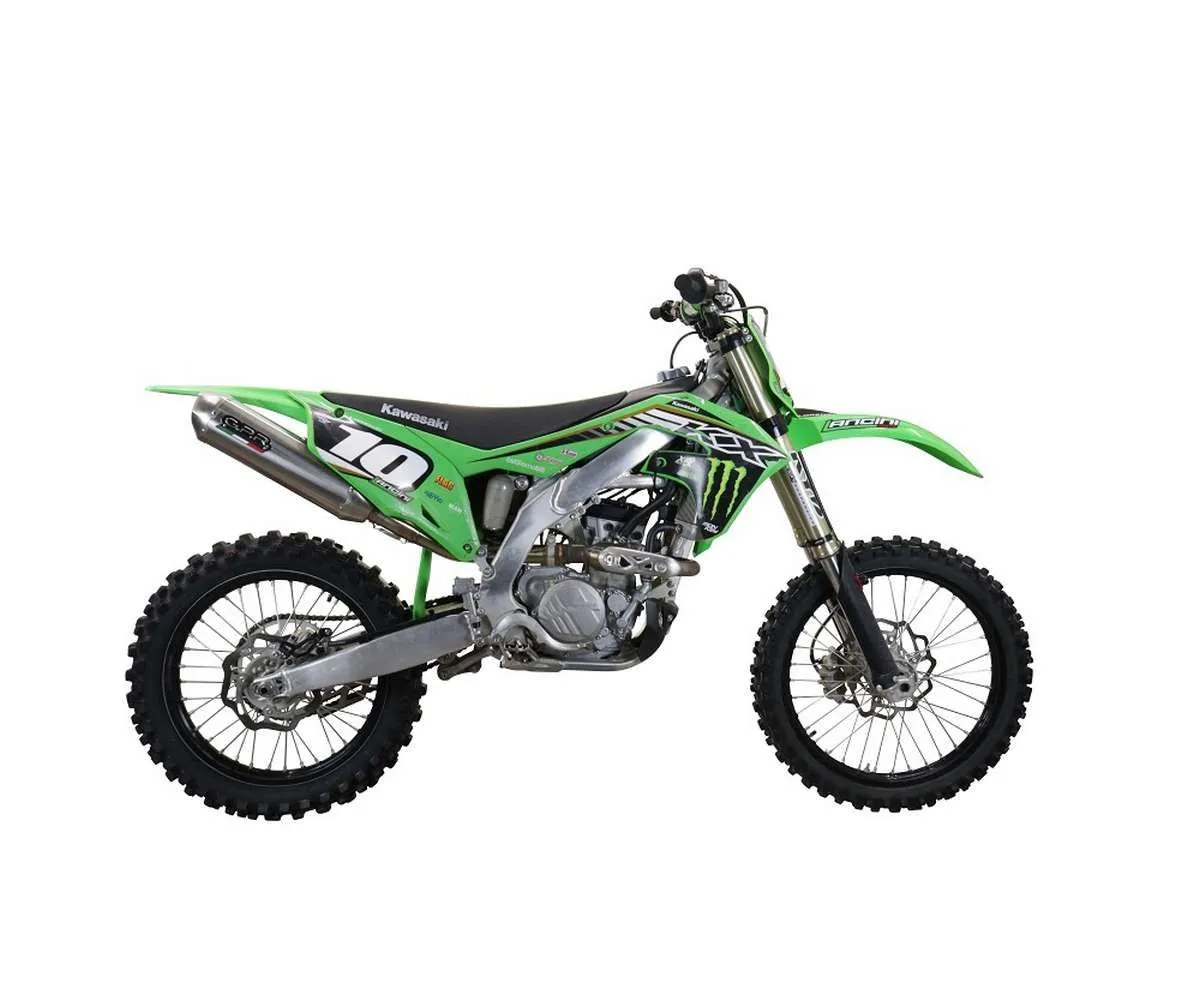Terminale Di Scarico Gpr Pentacross Inox Racing Inox 304 Satinato Per Kawasaki Kx 250 F 2021 > 2023-PNT.MX.30.IO-387307