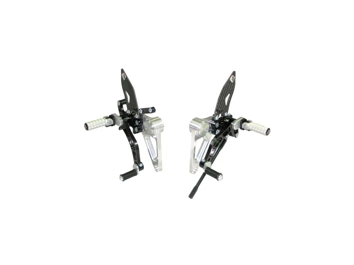 Pedane Regolabili Silver-serro Ducabike Dbk Per Ducati Monster S2r 2005 > 2007-PRM01ED-311516
