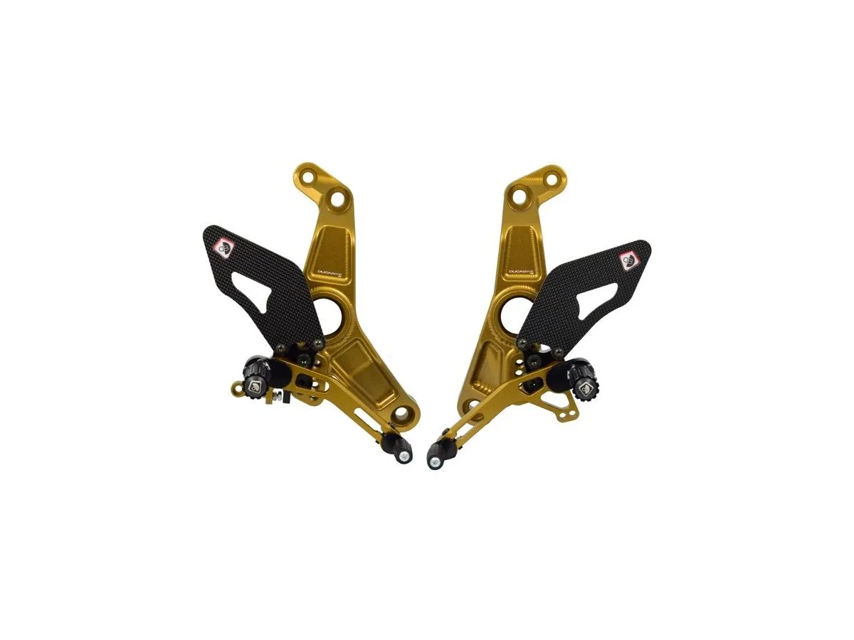 Pedane Regolabili Oro-oro Ducabike Dbk Per Ducati Monster 1200 2014 > 2021-PRM1202BB-318708