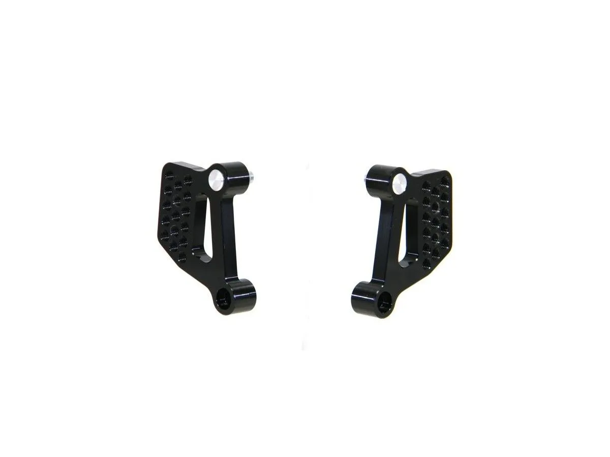 Pedane Regolabili Sp Nero-silver Ducabike Dbk Per Ducati 848 2007 > 2013-PRSP03DE-302367