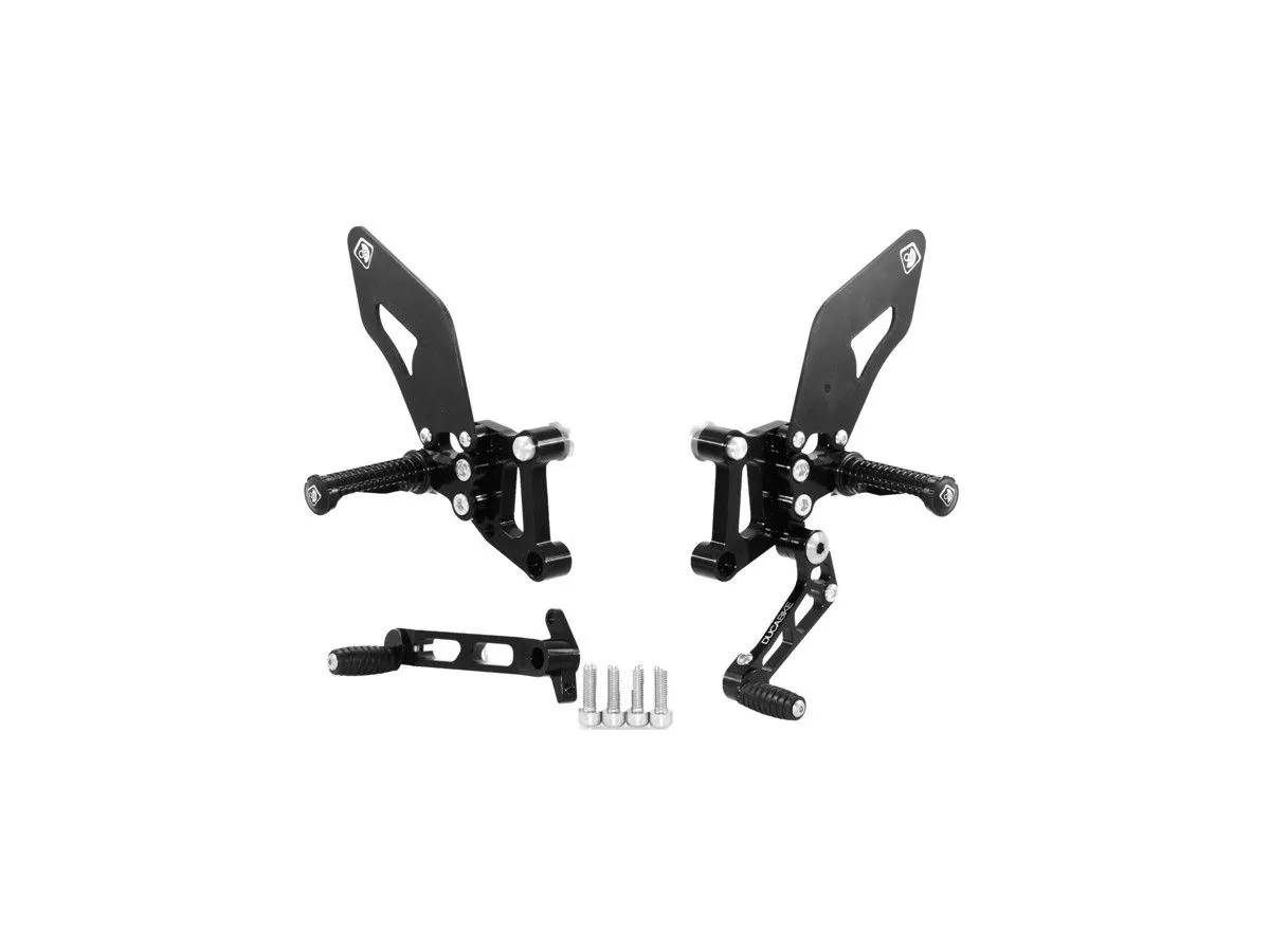 Pedane Regolabili Sp Nero Eco Ducabike Dbk Per Ducati 749 2003 > 2007-PRSPE04DD-302928