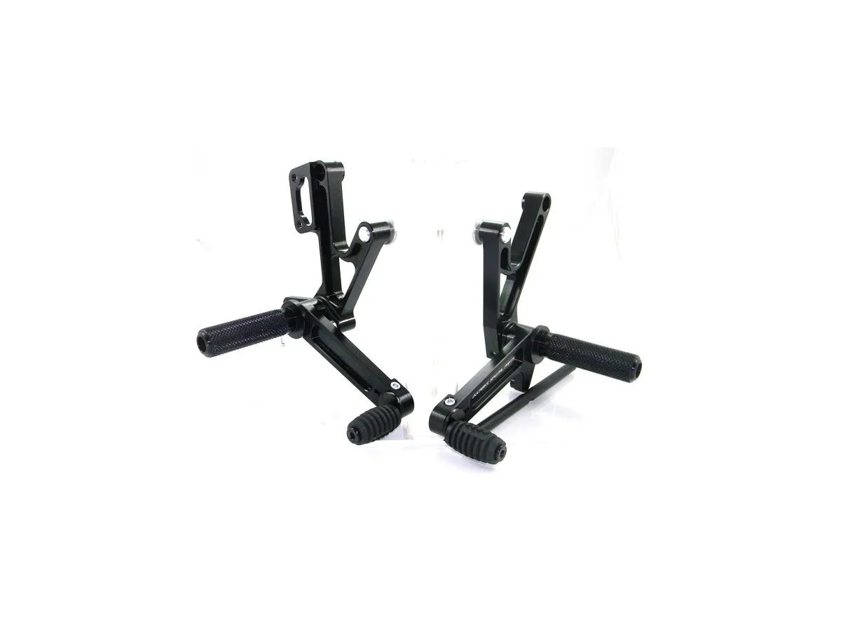 Pedane Regolabili Nero Ducabike Dbk Per Ducati Monster 400 2000 > 2002-PRVM01D-310839