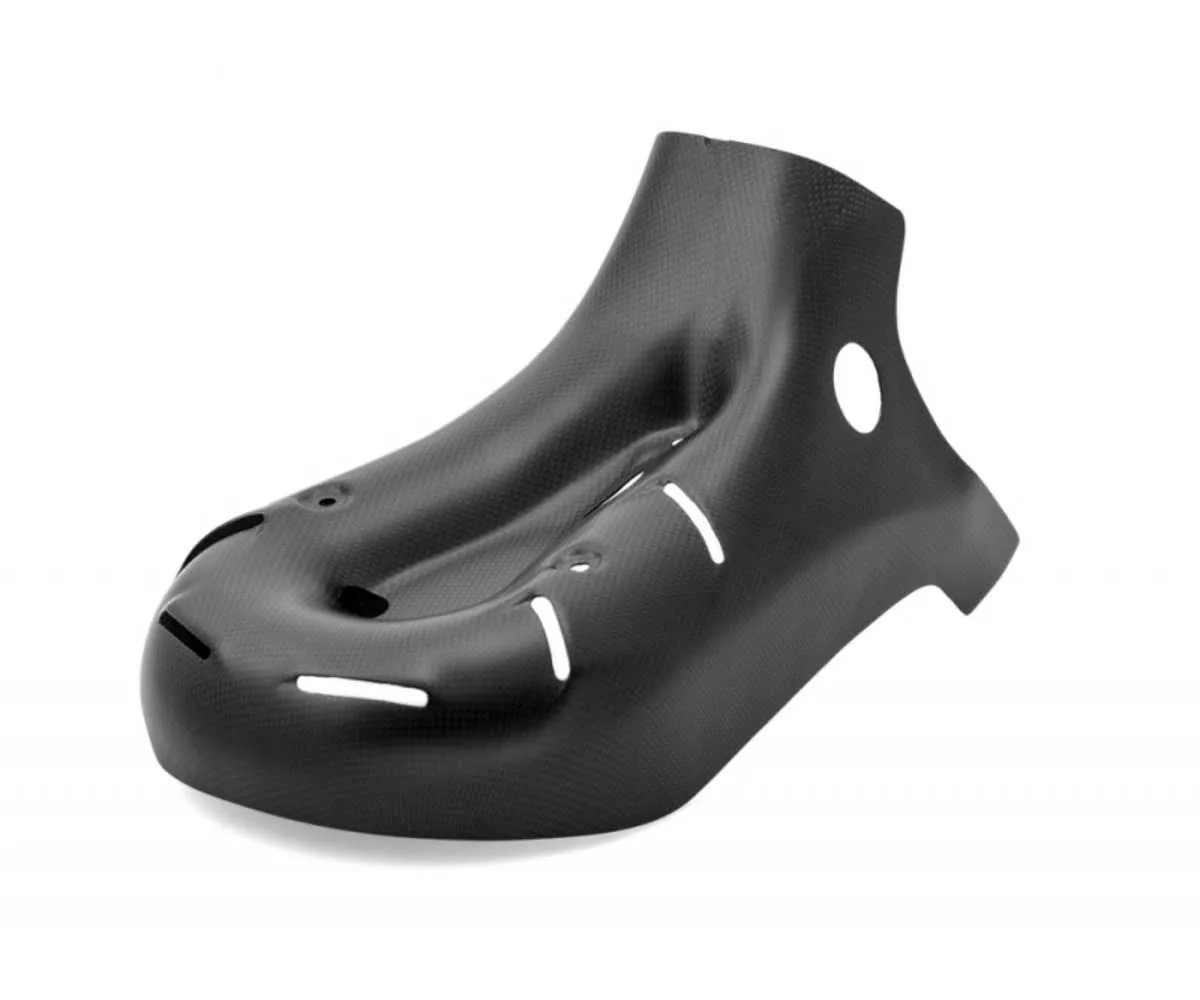 Protezione Calore Scarico In Carbonio Sbk Serie Cnc Racing Opaco Ducati Superbike 1199 Panigale 2012 > 2014-ZA830Y-379999