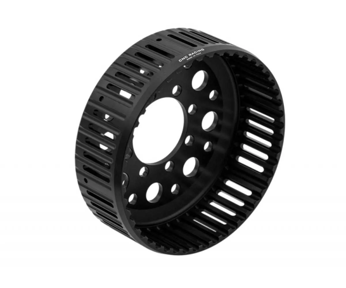 Campana Frizione 48 Denti Cnc Racing Nero Ducati Hypermotard 1100 Evo 2010 > 2012-CL271B-379644
