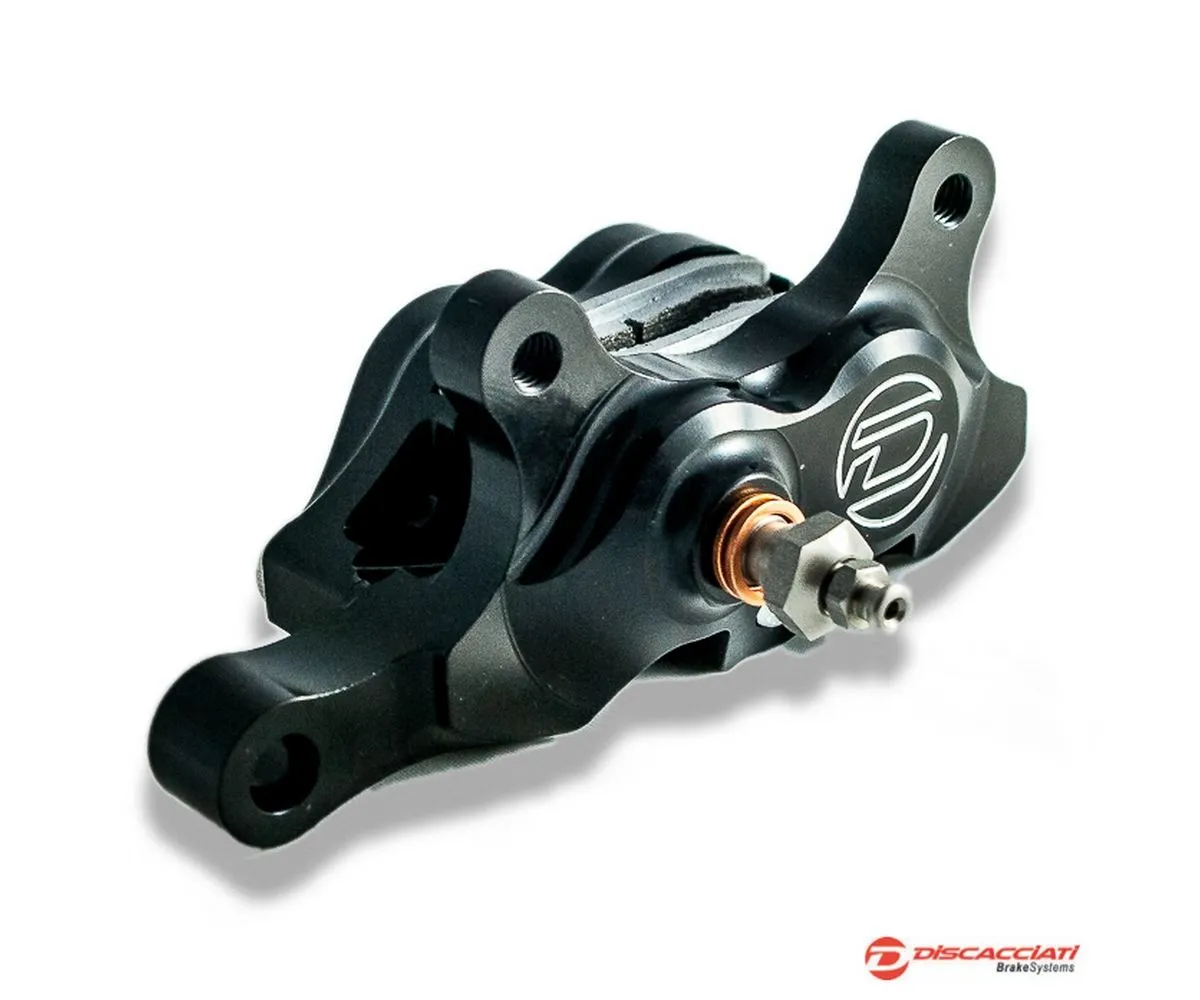 Pinza Posteriore 4 Pistoni Discacciati Pastiglie Incluse Interasse 84mm Anodizzato Nero-FDR0085-246411