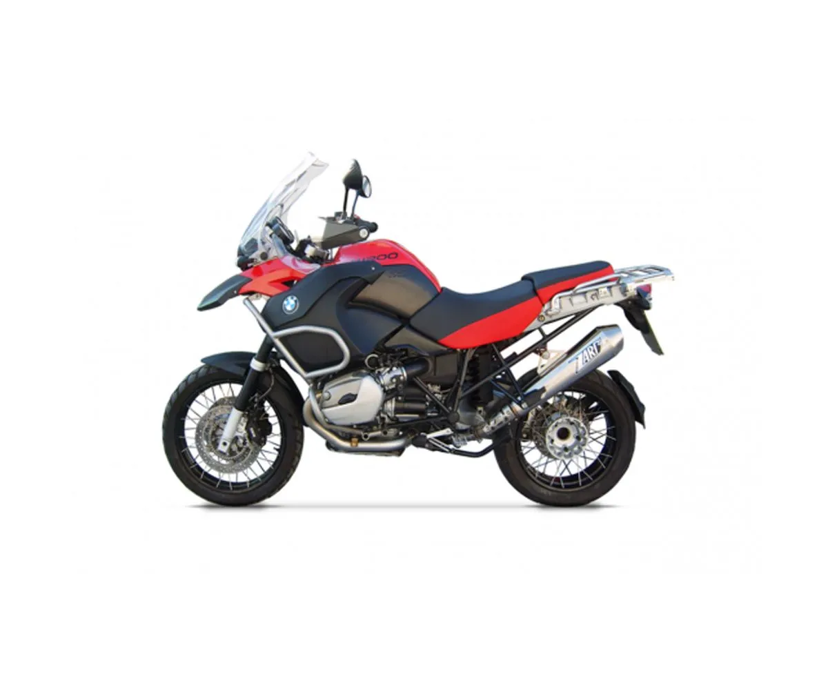 Terminale Di Scarico Conico Acciaio Inox E3 Zard Zbmw080sso-s Bmw R 1200 Gs 2004 > 2009-ZBMW080SSO-S-247579