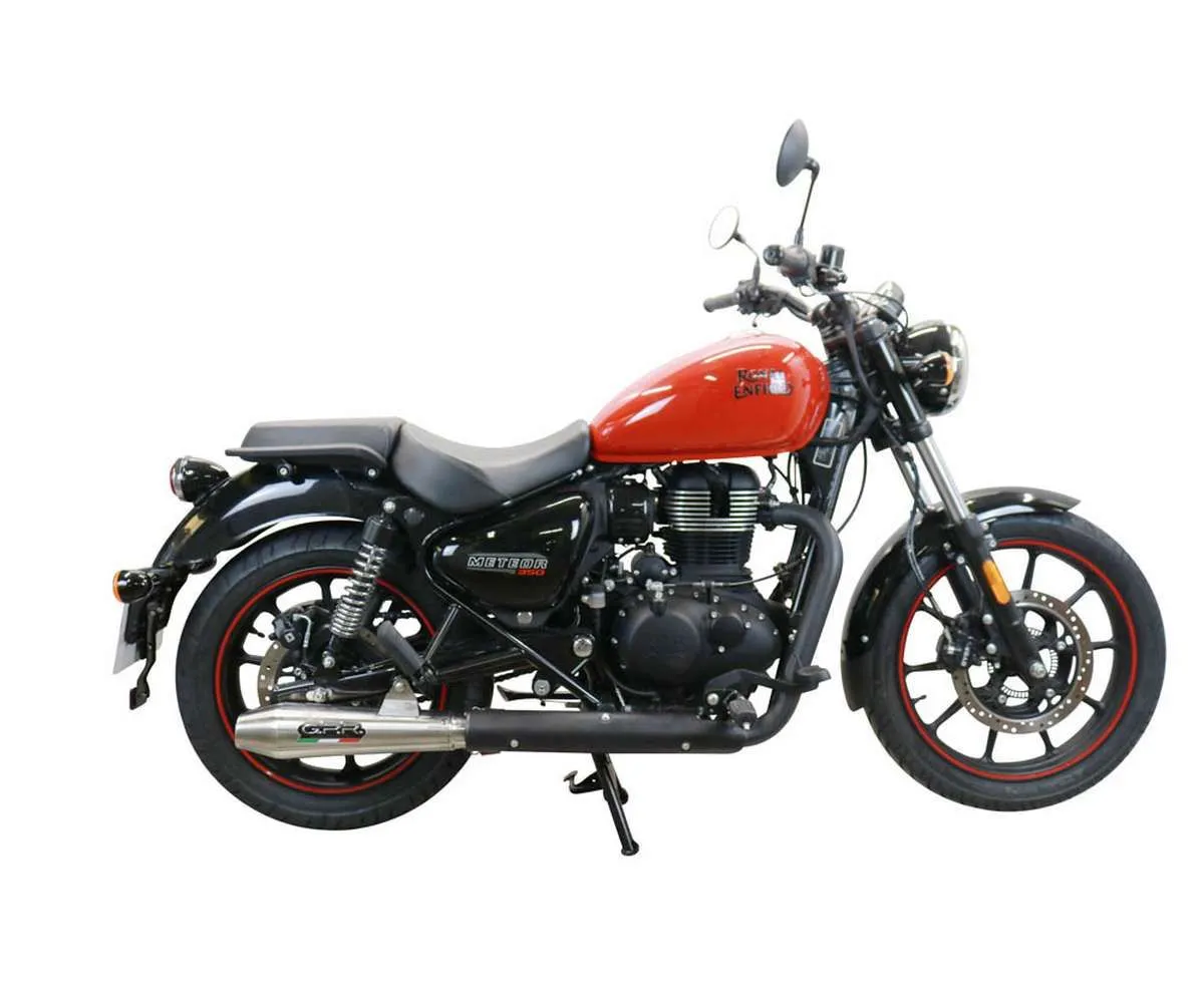 Terminale Di Scarico Gpr Ultracone Omologato Inox 304 Satinato Per Royal Enfield Meteor 350 2021 > 2024-ROY.10.CAT.ULTRA-387627