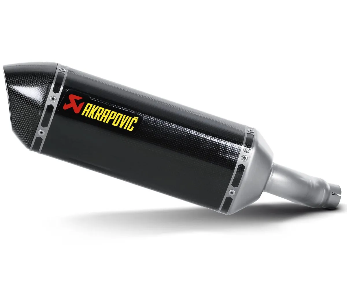 Terminale Di Scarico Racing In Carbonio Akrapovic Per Kawasaki Ninja 300 2013 > 2016-S-K3SO1-ZC-301196