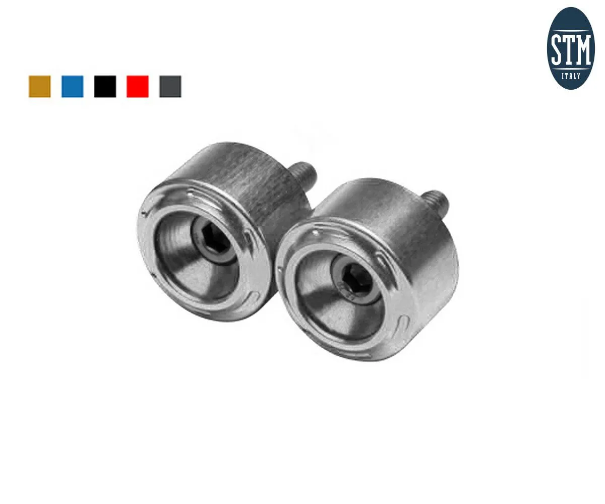 Terminali Manubrio Expander 14mm Big Stm Colore Silver-SUN-S141-231714