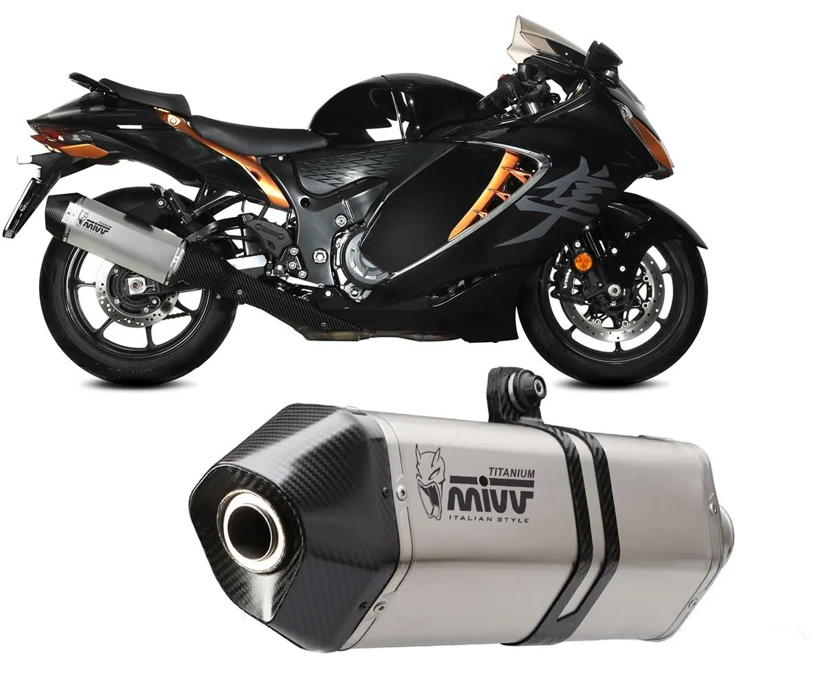 2 Terminali Di Scarico Mivv Speed Edge Titanio Suzuki Gsx-r 1300 Hayabusa 2021 > 2023-S.060.LRT-382966