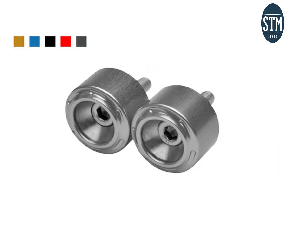 Terminali Manubrio 2 Pezzi M6x25 Small Stm Colore Silver Yamaha-SYA-S010-231742