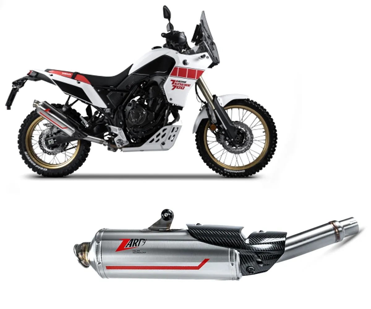 Terminale Di Scarico Omologato Sabbia Zard Acciaio Inox Per Yamaha Tenere' 700 2020 > 2024-ZYH108S10SSO-301189