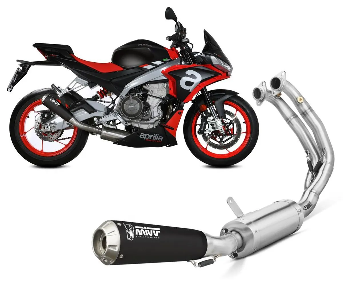 Impianto Completo Mivv X-m1 Black E5 Per Aprilia Tuono 660 2021 > 2024-A.013.LC4B-299556