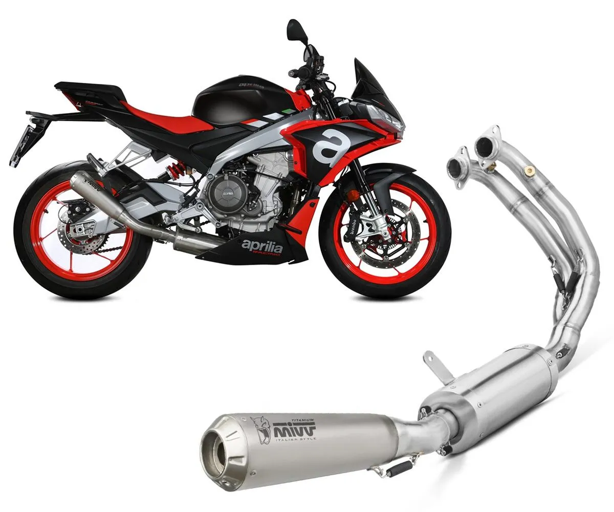 Impianto Completo Mivv X-m1 Titanium Alto E5 Per Aprilia Tuono 660 2021 > 2024-A.013.LC4T-299557