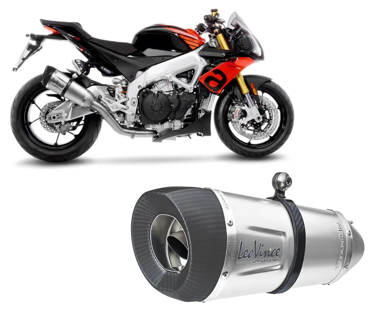 Terminale Di Scarico Leovince Factory S Titanium Per Aprilia Tuono V4 1100/factory 2021 > 2024-14308ST-299849