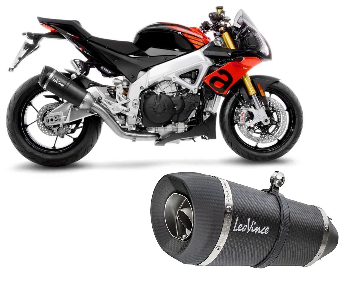 Terminale Di Scarico Leovince Factory S Carbon Fiber Per Aprilia Tuono V4 1100 2021 > 2024-14309S-299848