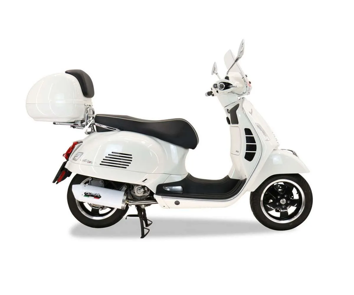 Scarico Completo Gpr Albus Ceramic Racing Bianco Lucido Per Piaggio Vespa 300 Gts - Gtv - Touring - Super 2019 > 2020-VESPA.RACE.ALB.1-387621