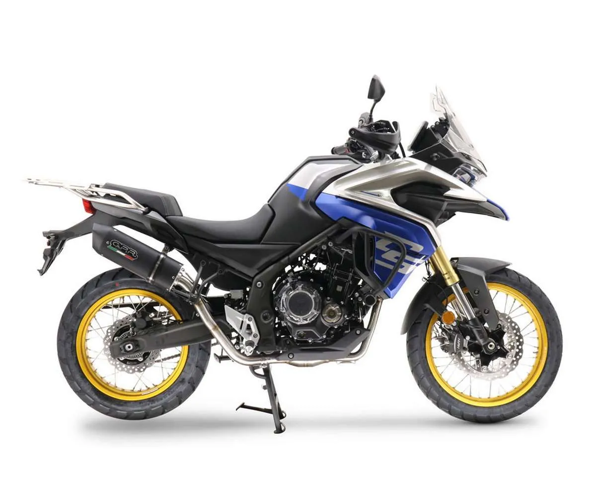 Terminale Di Scarico Gpr Furore Evo4 Nero Omologato Nero Opaco Per Voge Valico 525 Dsx 2023 > 2024-VO.6.FNE4-387707