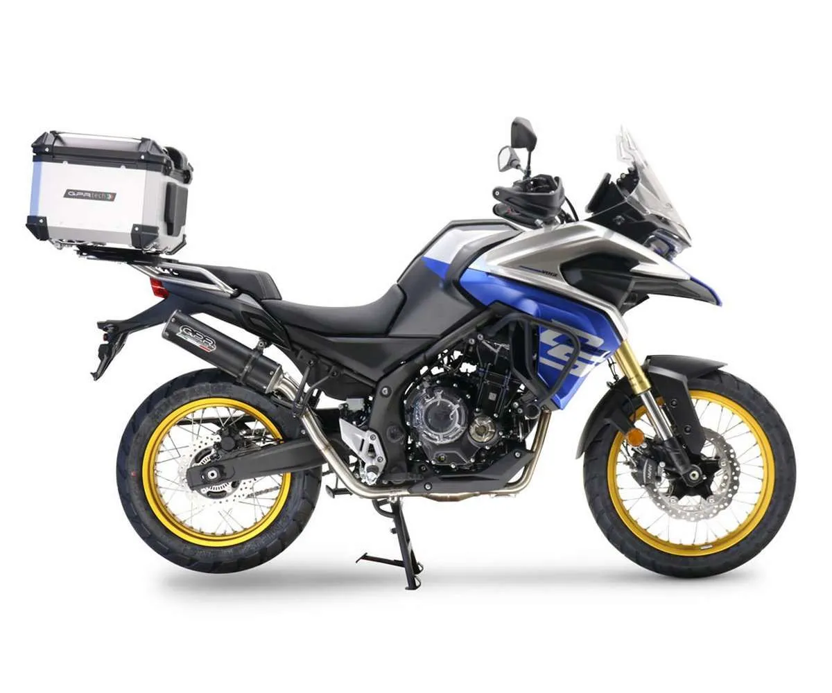 Terminale Di Scarico Gpr M3 Black Titanium Omologato Nero Opaco Per Voge Valico 525 Dsx 2023 > 2024-VO.6.M3.BT-387710