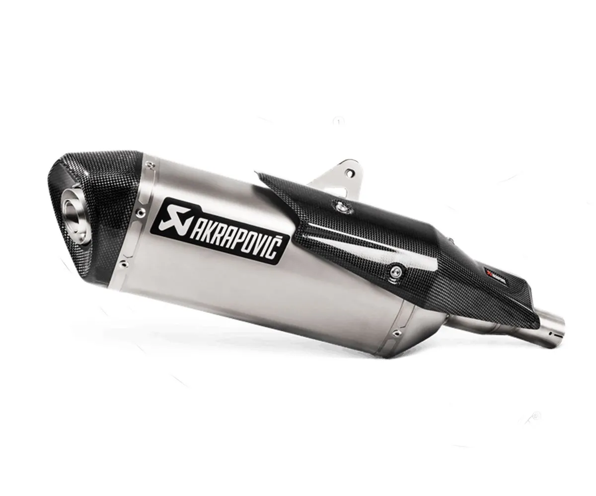 Terminale Di Scarico Omologato In Titanio Akrapovic Per Honda X-adv 2017 > 2024-S-H7SO4-HRT-247998