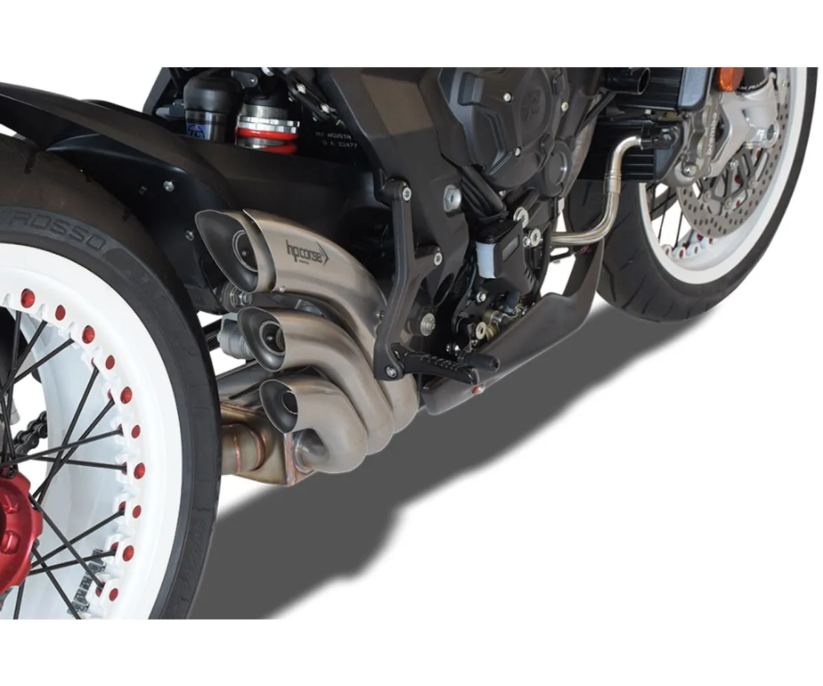 Terminale Di Scarico Hp Corse Hydrotre Satin Cover Inox Mv Agusta Dragster 2014 > 2019-XMV3HY1006SCP-N-A-300595