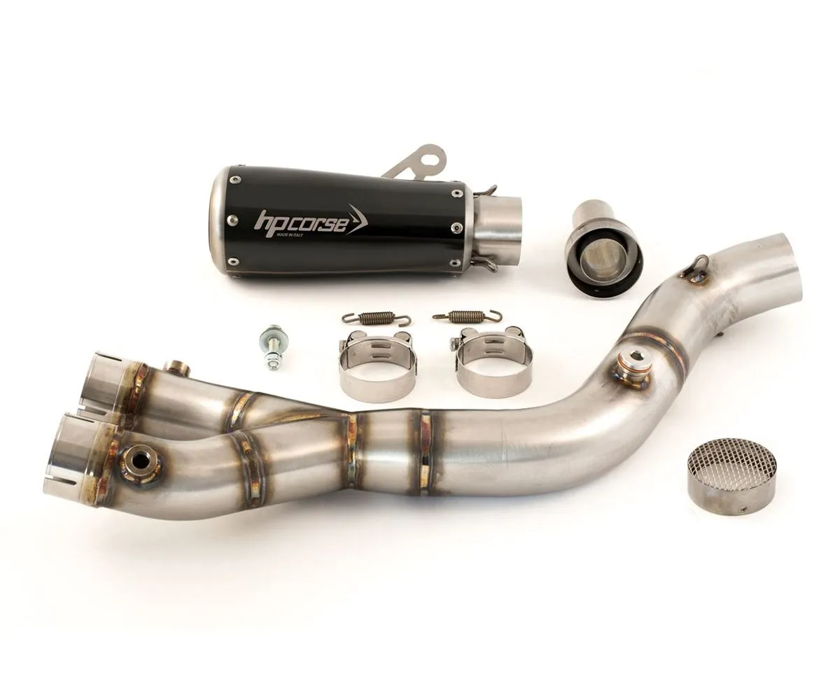 Terminale Di Scarico Hp Corse Gp07 Black Per Yamaha Yzf-r1 2015 > 2022-XYAGP10R1BR-AC-300603