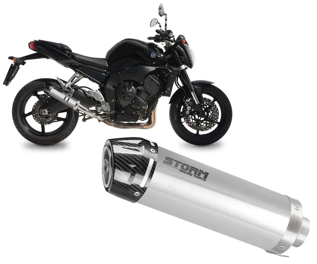 Terminale Di Scarico Storm Gp Inox Coppa In Carbonio Per Yamaha Fz1/fz1 Fazer 2006 > 2016-74.Y.023.LXSC-388633