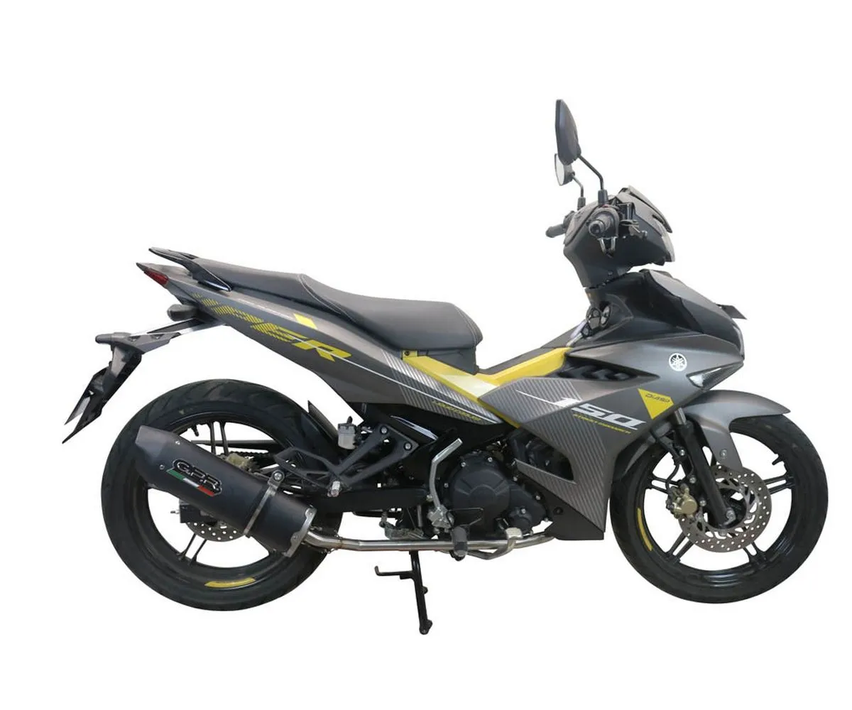 Scarico Completo Gpr Furore Nero Racing Nero Opaco Per Yamaha Sniper 150 2019 > 2022-YA.14.RACE.FUNE-292326