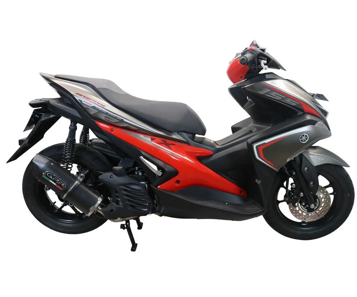 Scarico Completo Gpr Furore Nero Racing Nero Opaco Per Yamaha Aerox 155 Vva 2021 > 2023-YA.16.RACE.FUNE-292324