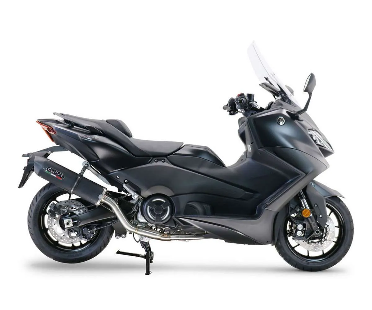 Scarico Completo Gpr Furore Evo4 Nero Omologato Nero Opaco Per Yamaha T-max 560 2022 > 2024-YA.CAT.11.FUNE-387754