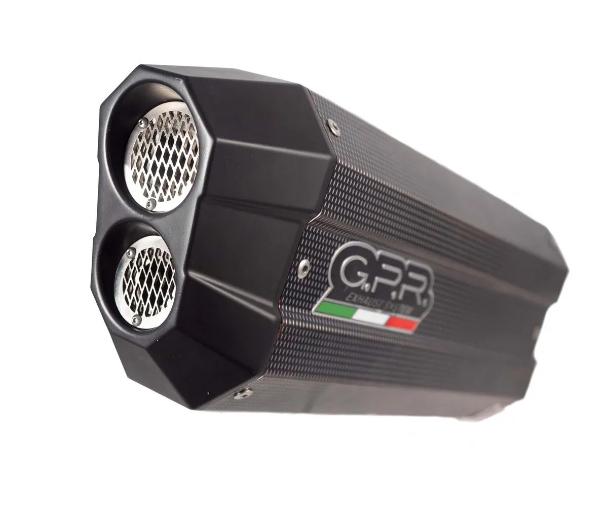 Scarico Completo Gpr Sonic Poppy Catalizzato Acciaio Inox Per Yamaha T-max 530 2012 > 2016-YA.CAT.208.SOPO-292356