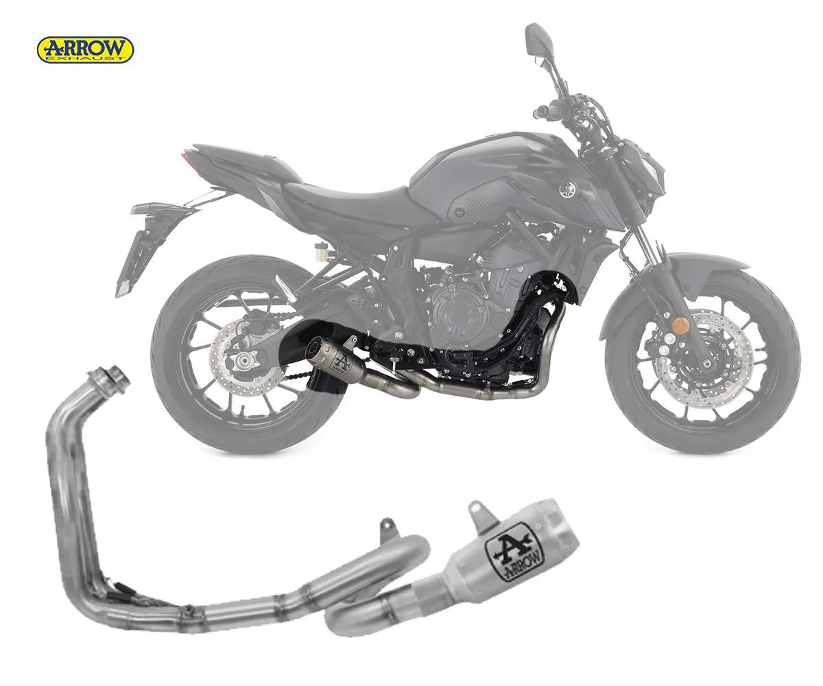 Scarico Completo Arrow Pro-race Racing Titanio Yamaha Mt-07 2021 > 2024-71037GP-241518