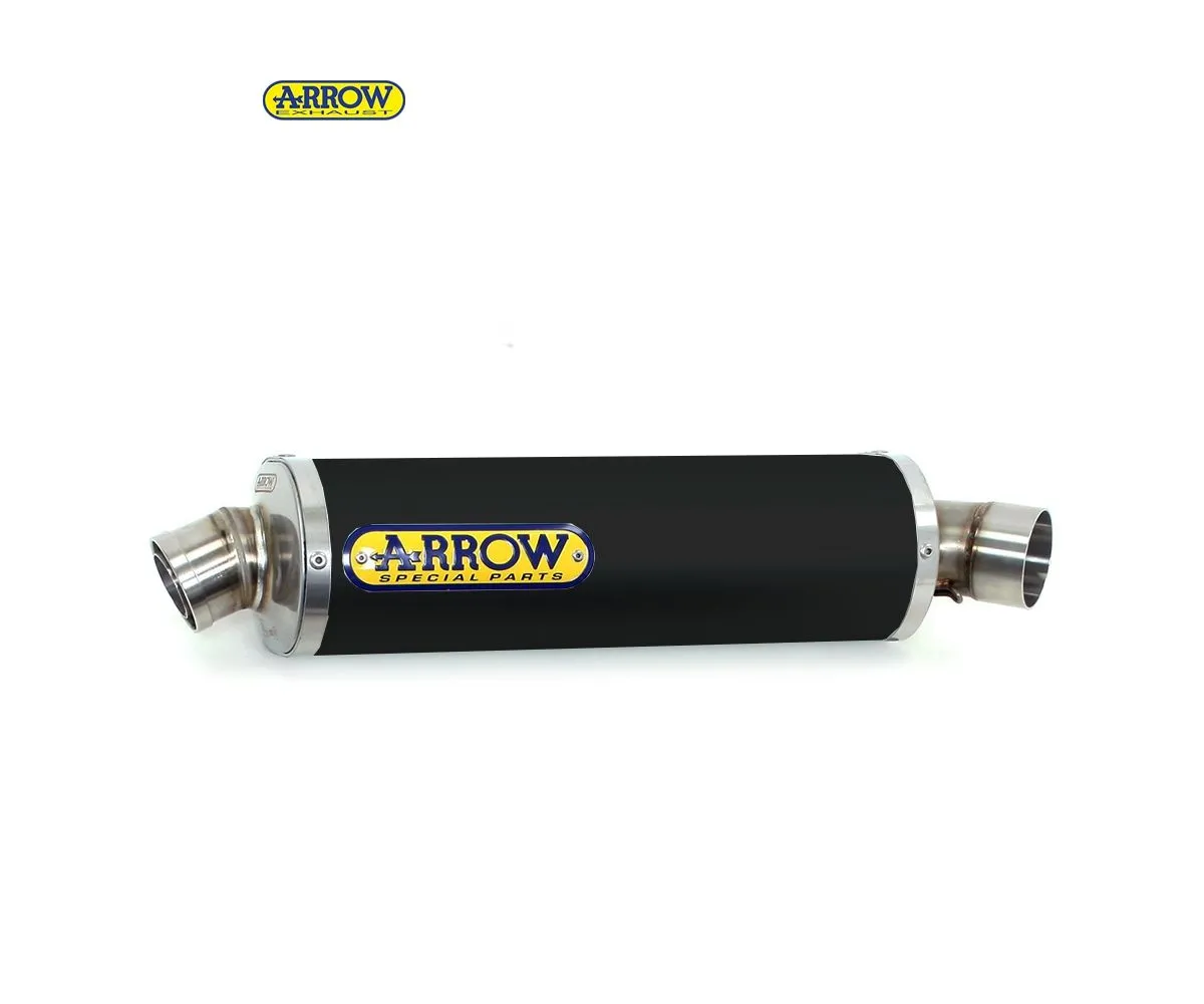 Terminale Scarico Arrow Indy Race Alluminio Nero Yamaha Tenere 700 World Raid 2022 > 2024-72628AON-299471